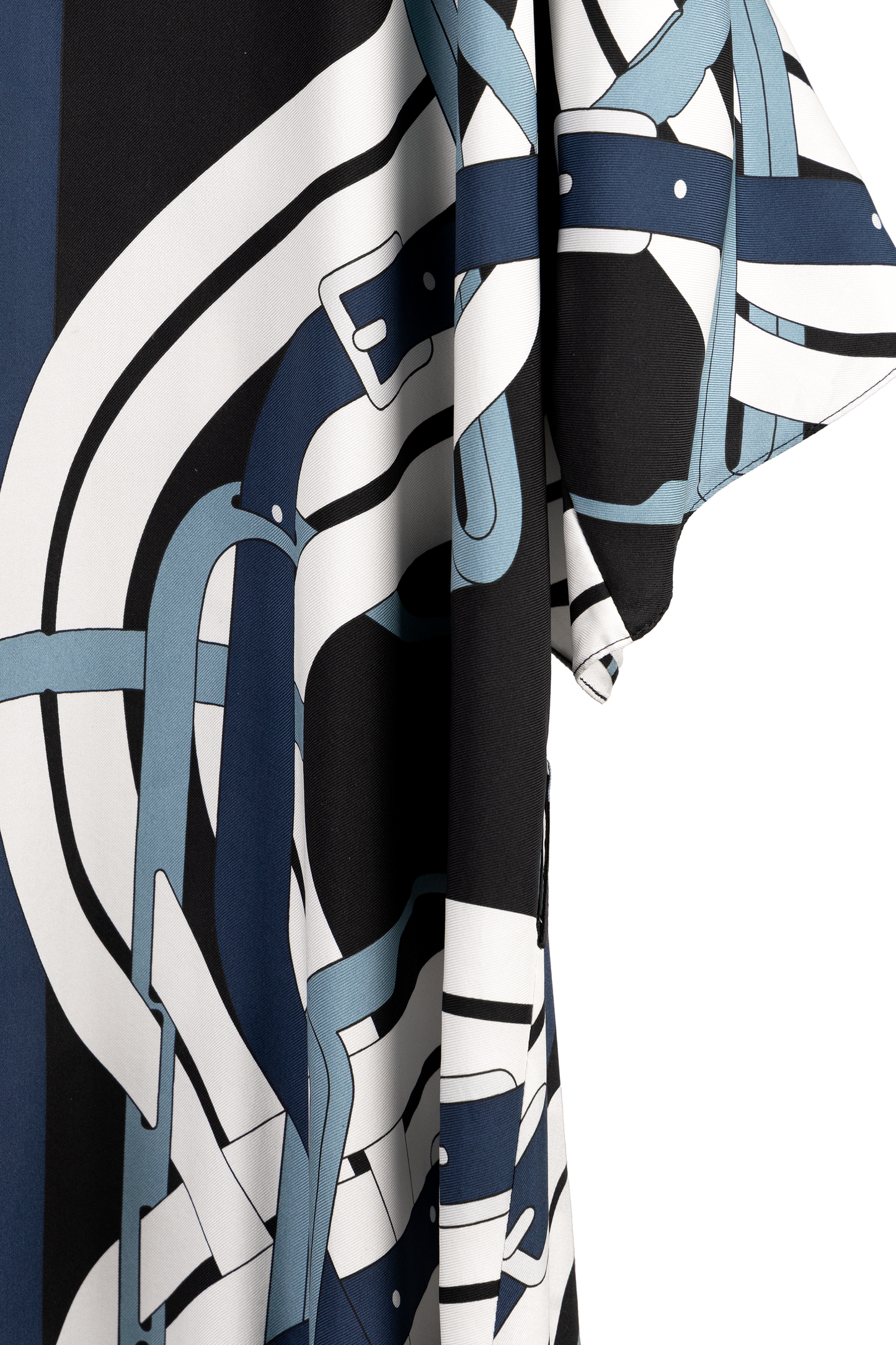Hermès "Mors a Jouets Detoure" Belted Caftan