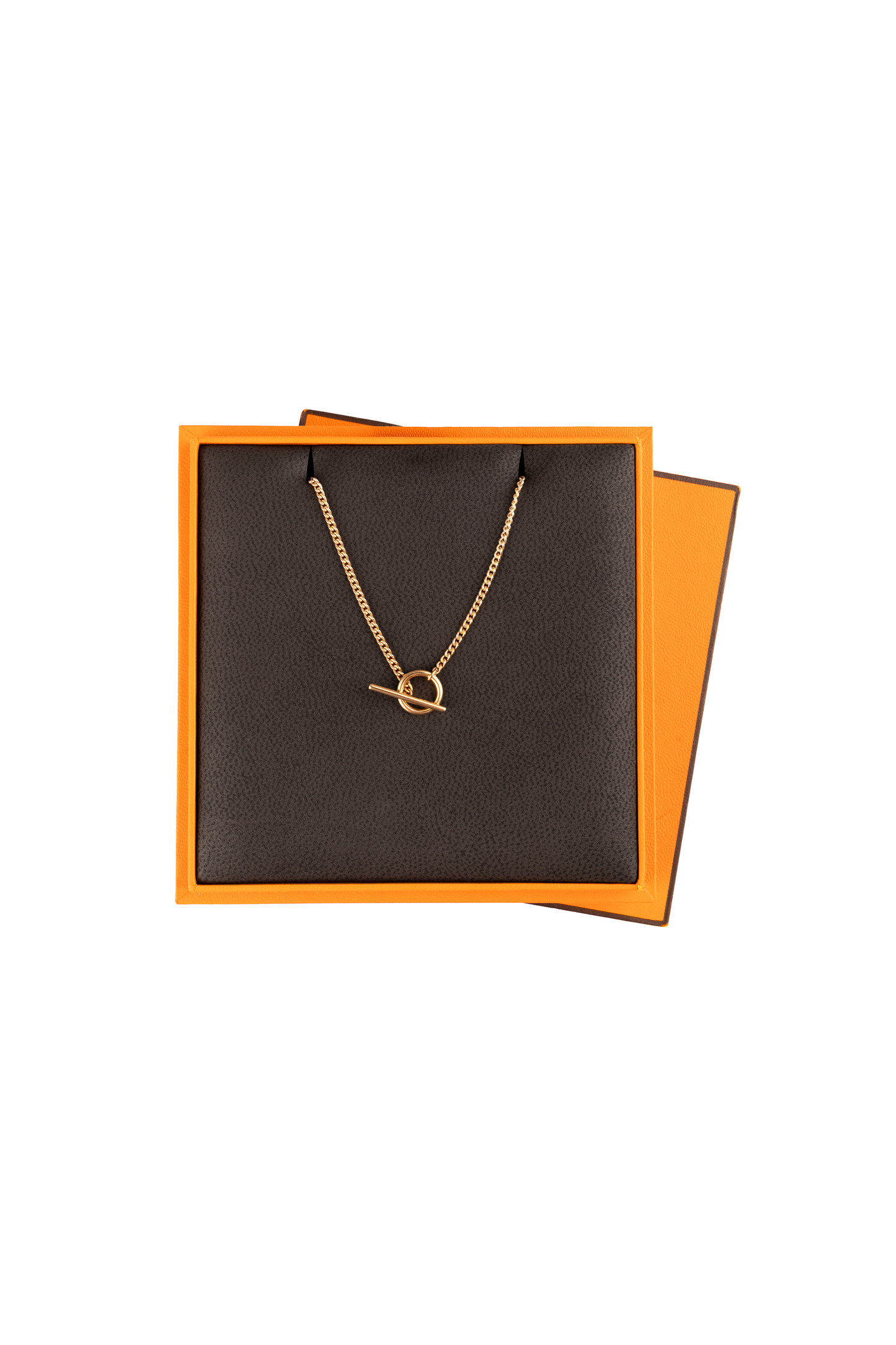 Hermès Echappee Rose Gold Necklace