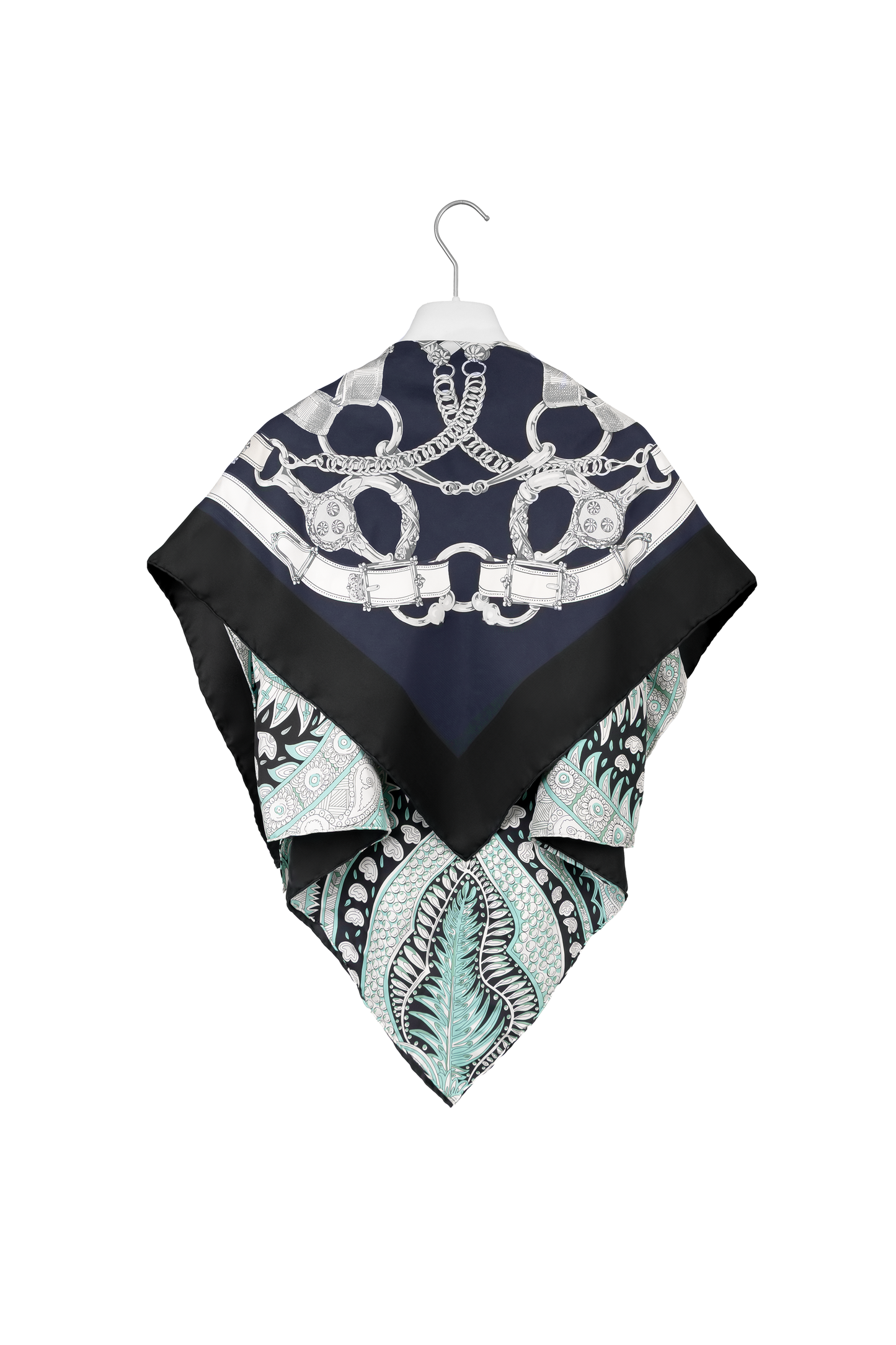 Hermès Petit H One of a Kind Double Faced Shrug