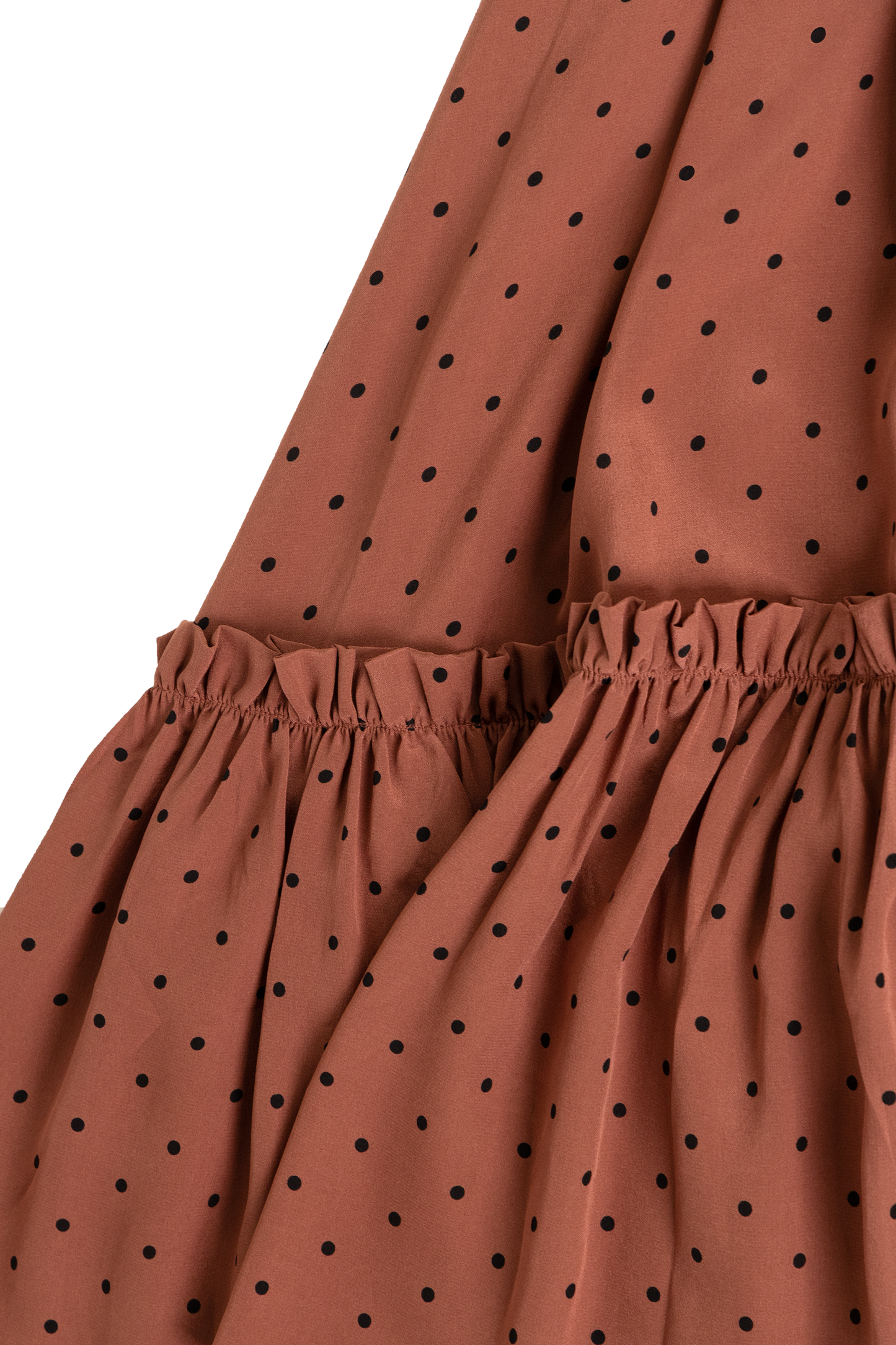 Zimmerman Zippy Swing Dress in Tawny Polka Dot