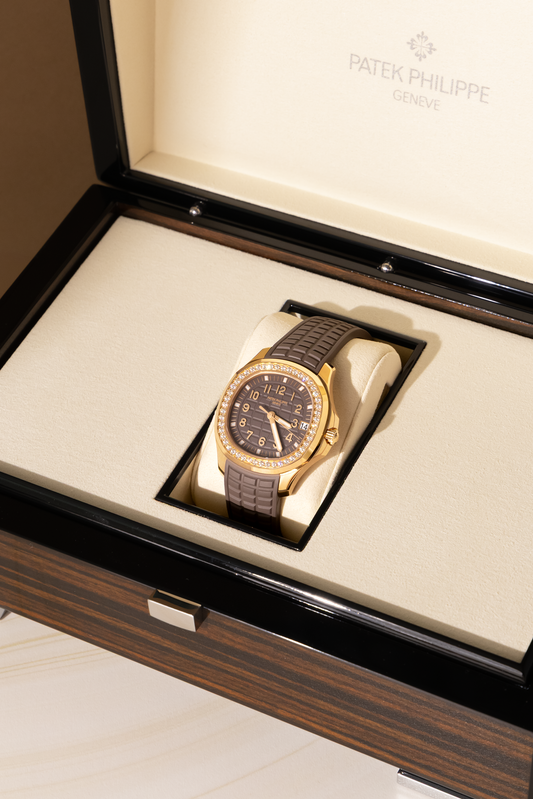 Patek Philippe Aquanaut Luce Rose Gold Watch with Diamonds