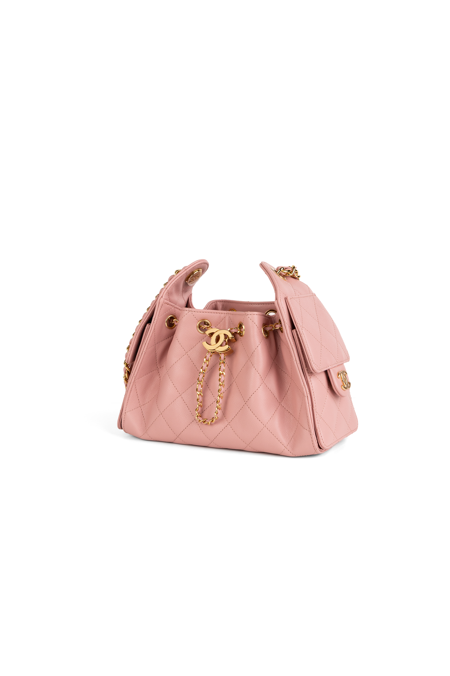 Chanel Mini Hobo 25 Bag in Light Pink