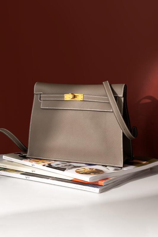 Hermès Kelly Danse Swift Etoupe with GHW