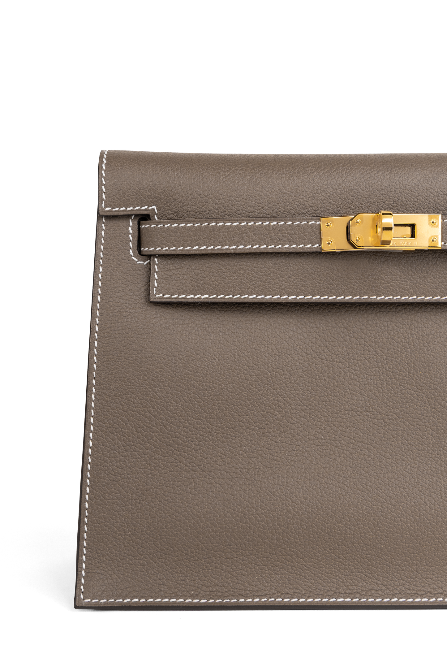 Hermès Kelly Danse Swift Etoupe with GHW