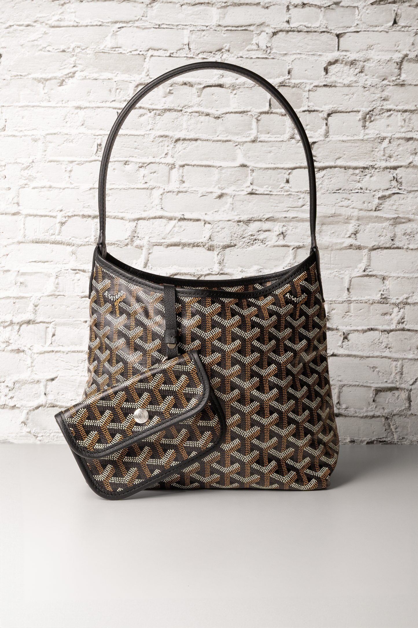 Goyard Mini Hobo Boheme Bag in Black