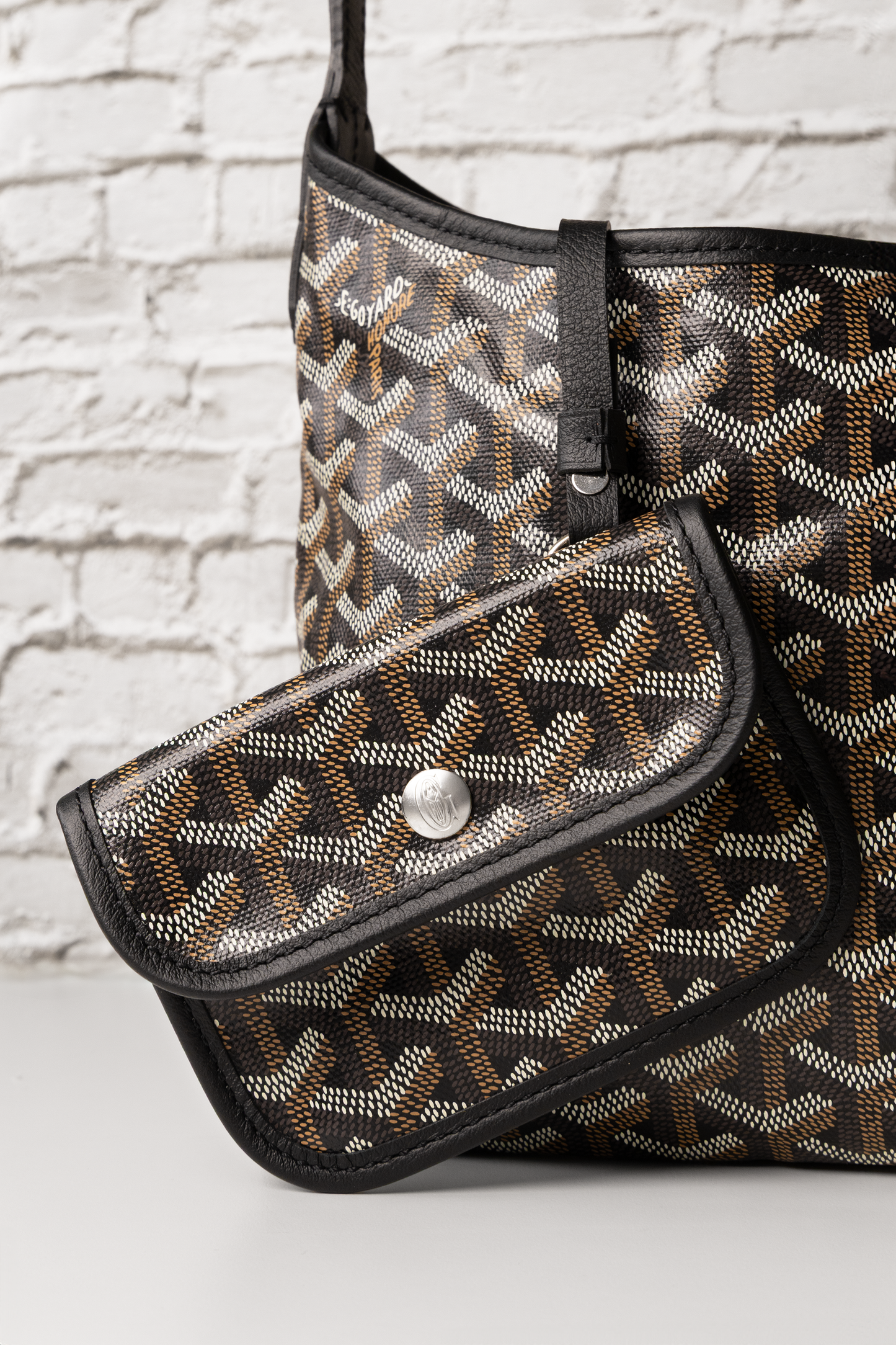 Goyard Mini Hobo Boheme Bag in Black