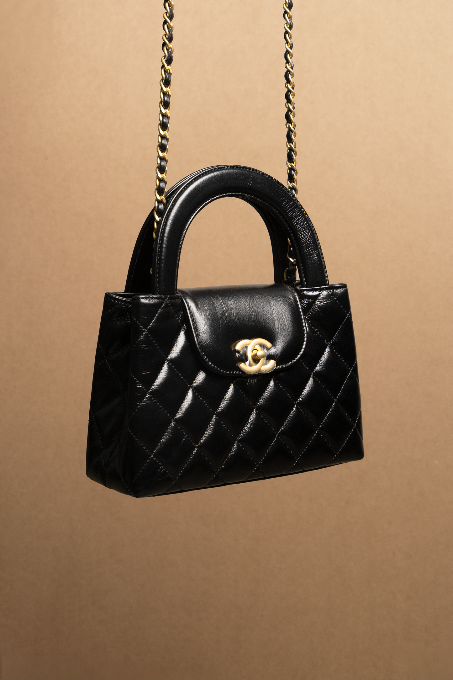Chanel Kelly Nano Bag in Black