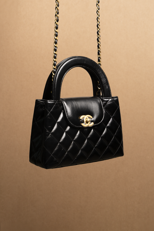 Chanel Kelly Nano Bag in Black