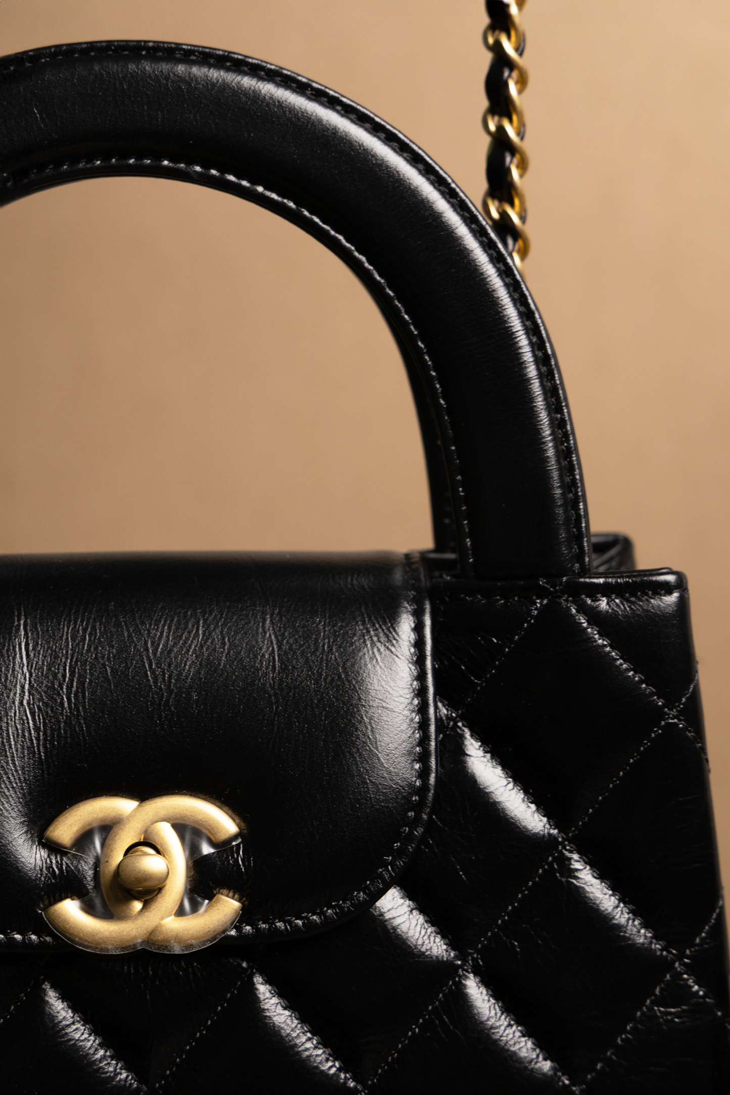 Chanel Kelly Nano Bag in Black