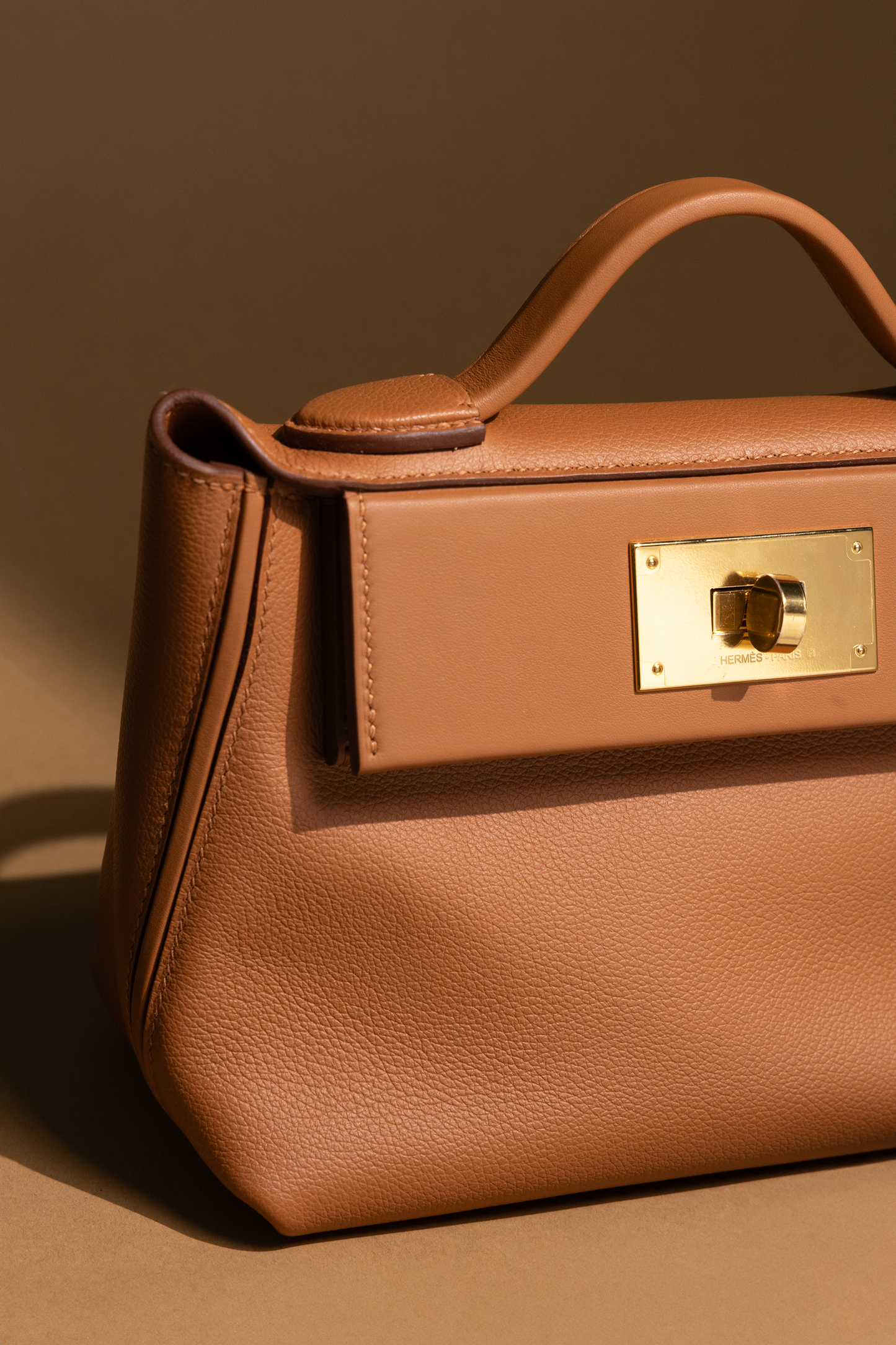 Hermès Mini 24/24 in Gold GHW