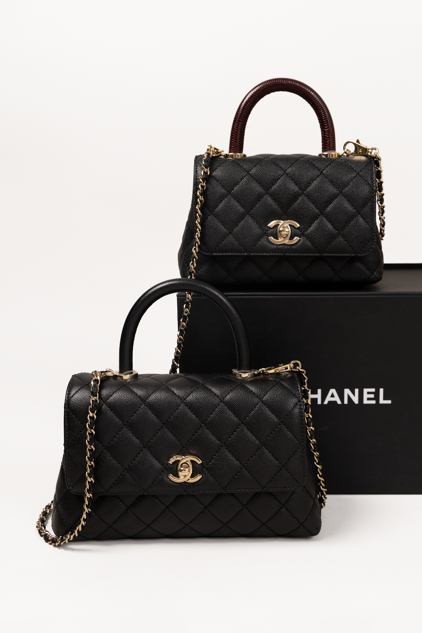 Chanel Small & Mini Black Coco Handle