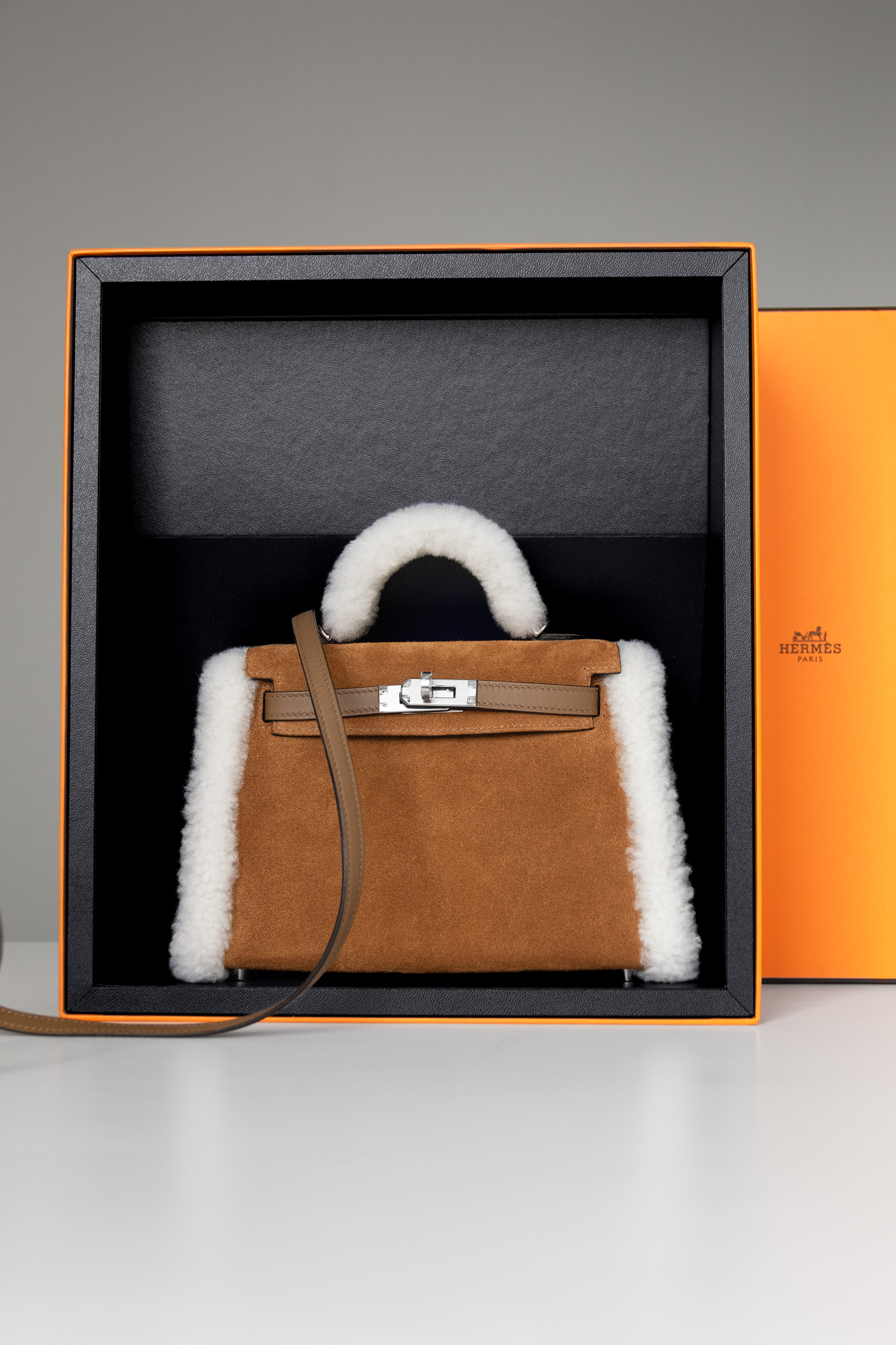 Hermès Mini Kelly 20 "Teddy" in Gold PHW