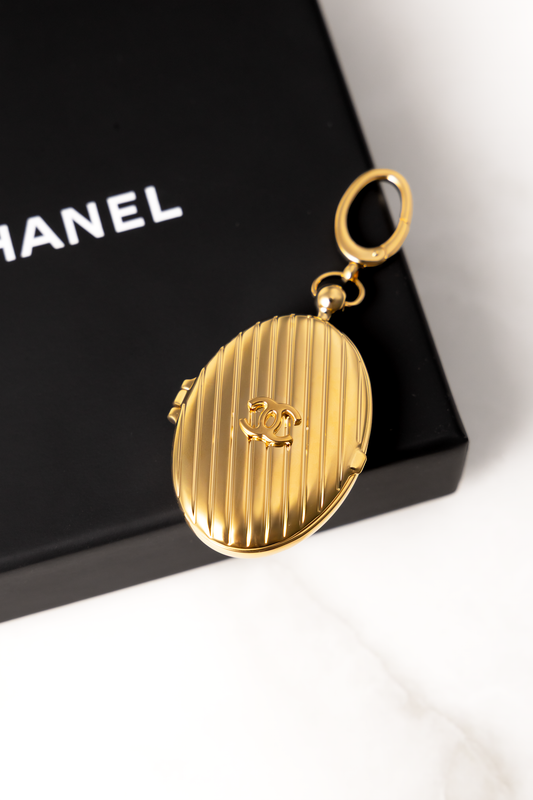Chanel Gold Mirror Keychain