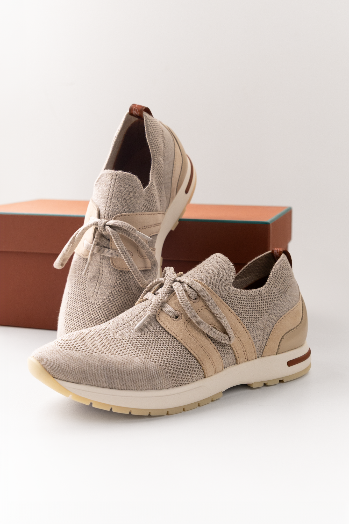 Loro Piana 360 LP Lady Flexy Walk Sneakers in Dove