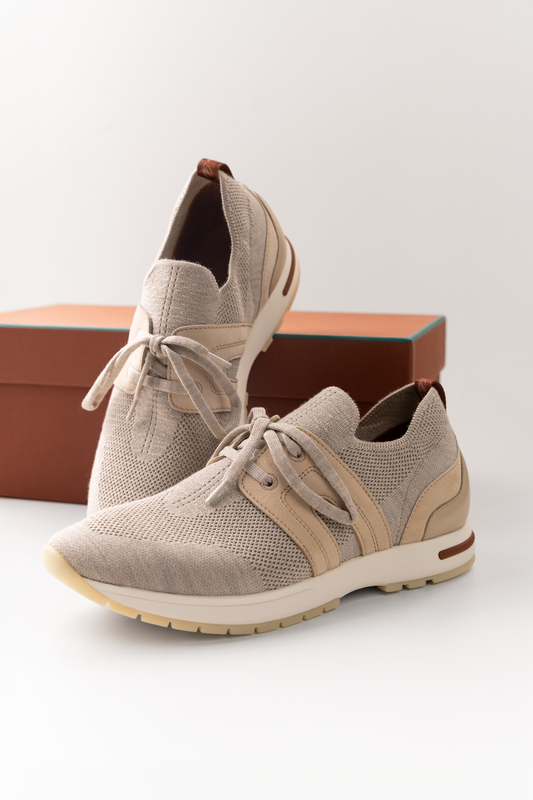 Loro Piana 360 LP Lady Flexy Walk Sneakers in Dove