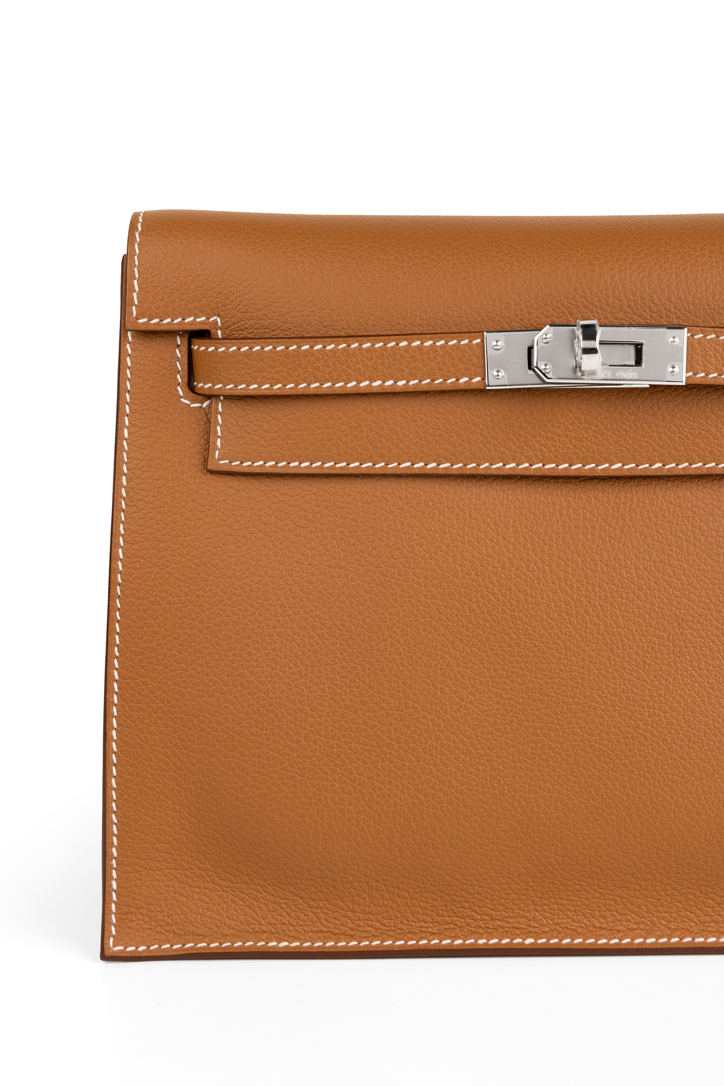Hermès Kelly Danse Evercolor in Gold PHW