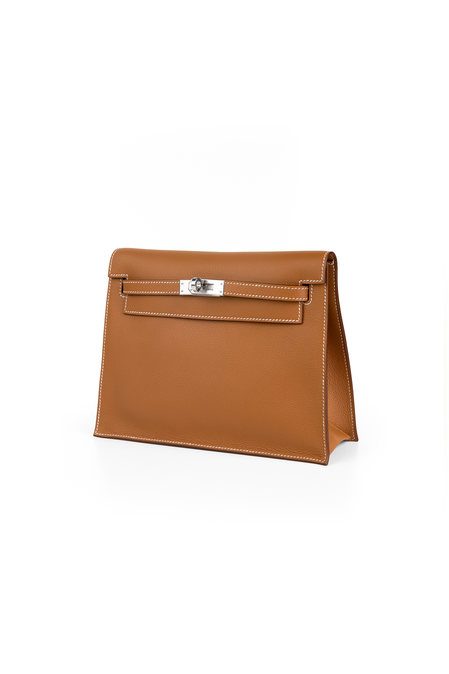 Hermès Kelly Danse Evercolor in Gold PHW