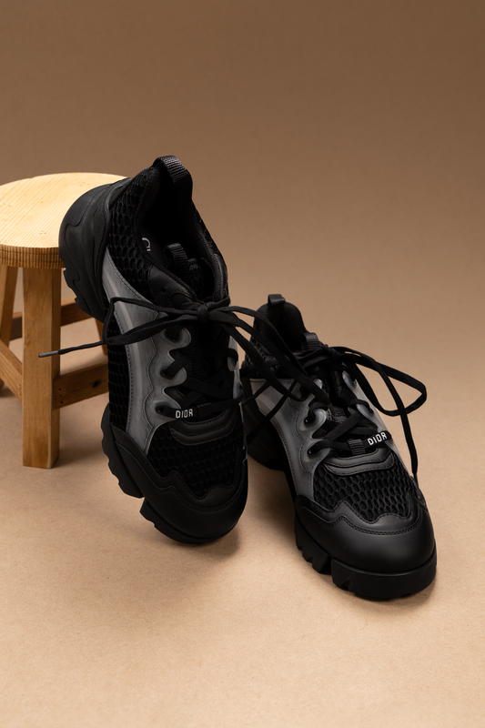 Dior D-Connect Black Sneakers
