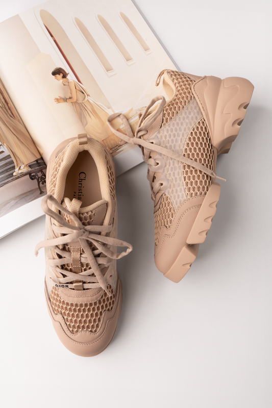 Dior D-Connect Nude Sneakers
