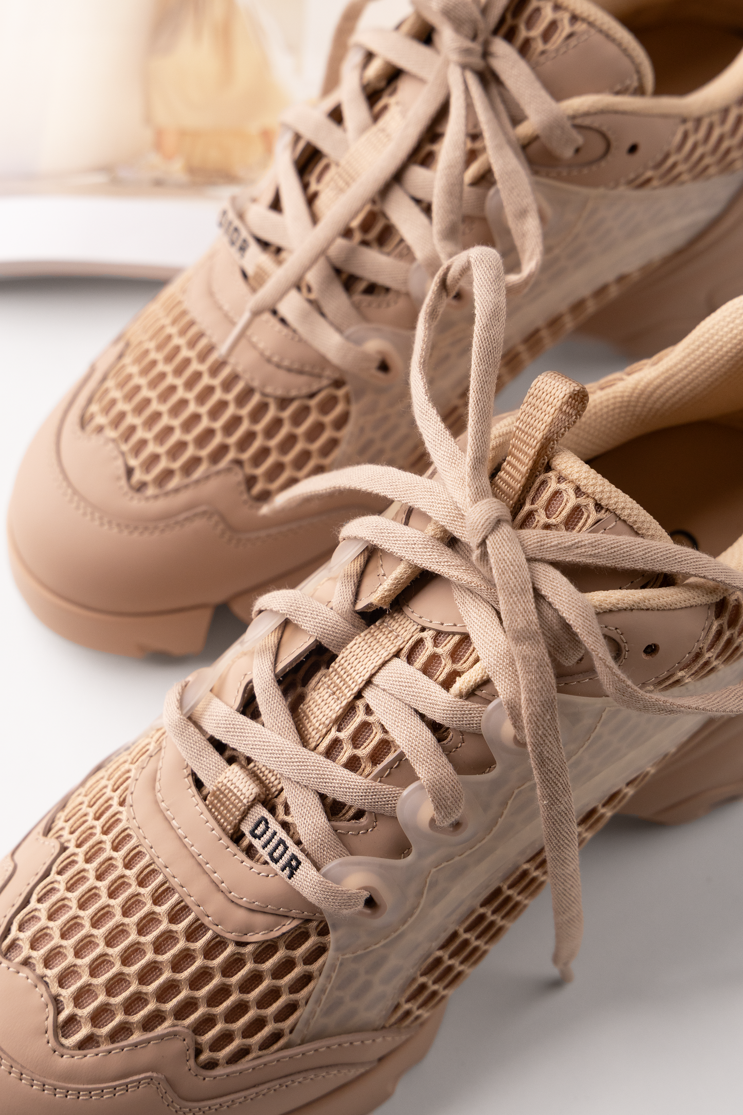 Dior D-Connect Nude Sneakers