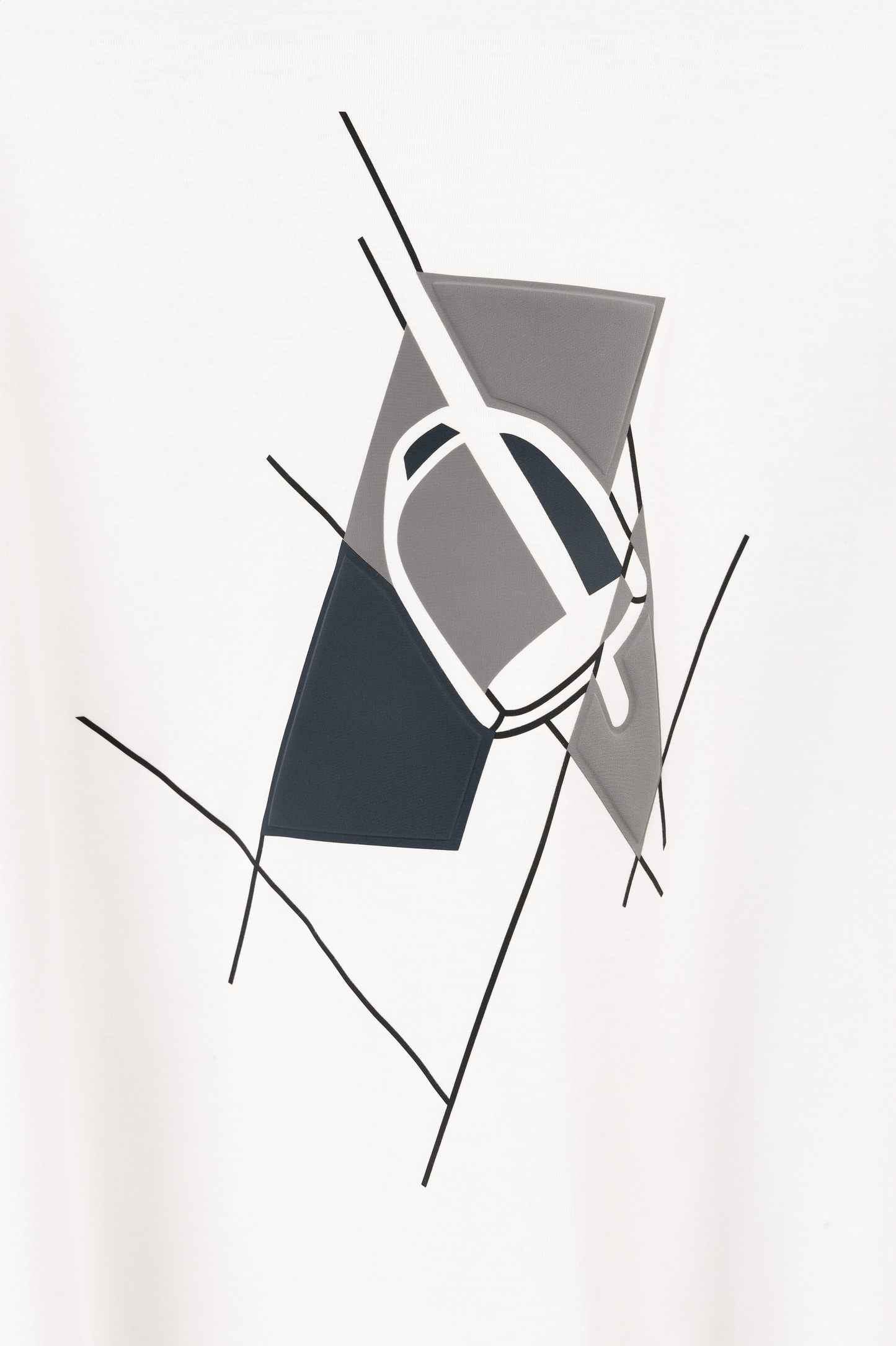 Hermès Etrier en Fragments White Cotton T-Shirt