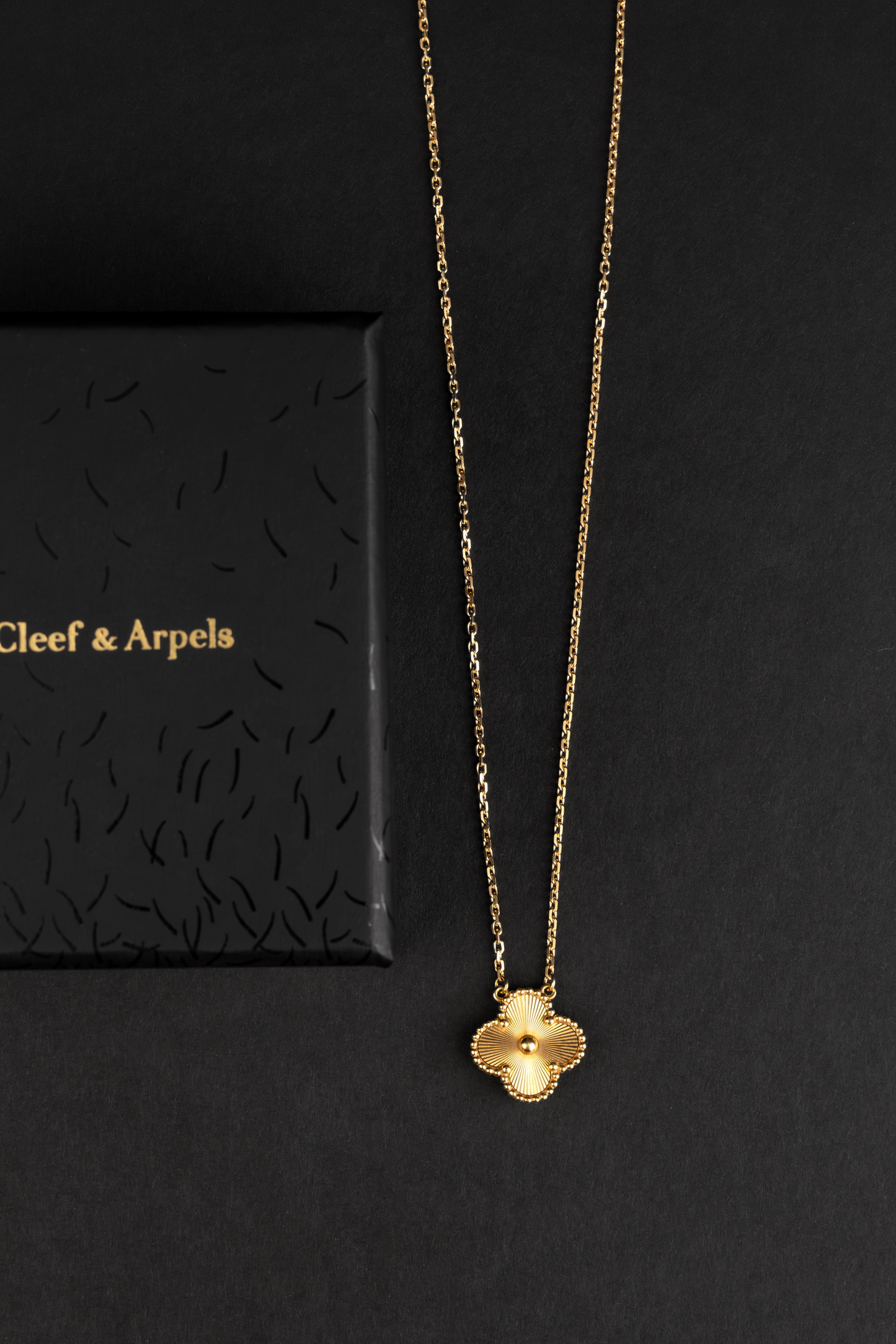 Van Cleef & Arpels Yellow Gold Vintage Alhambra Pendant