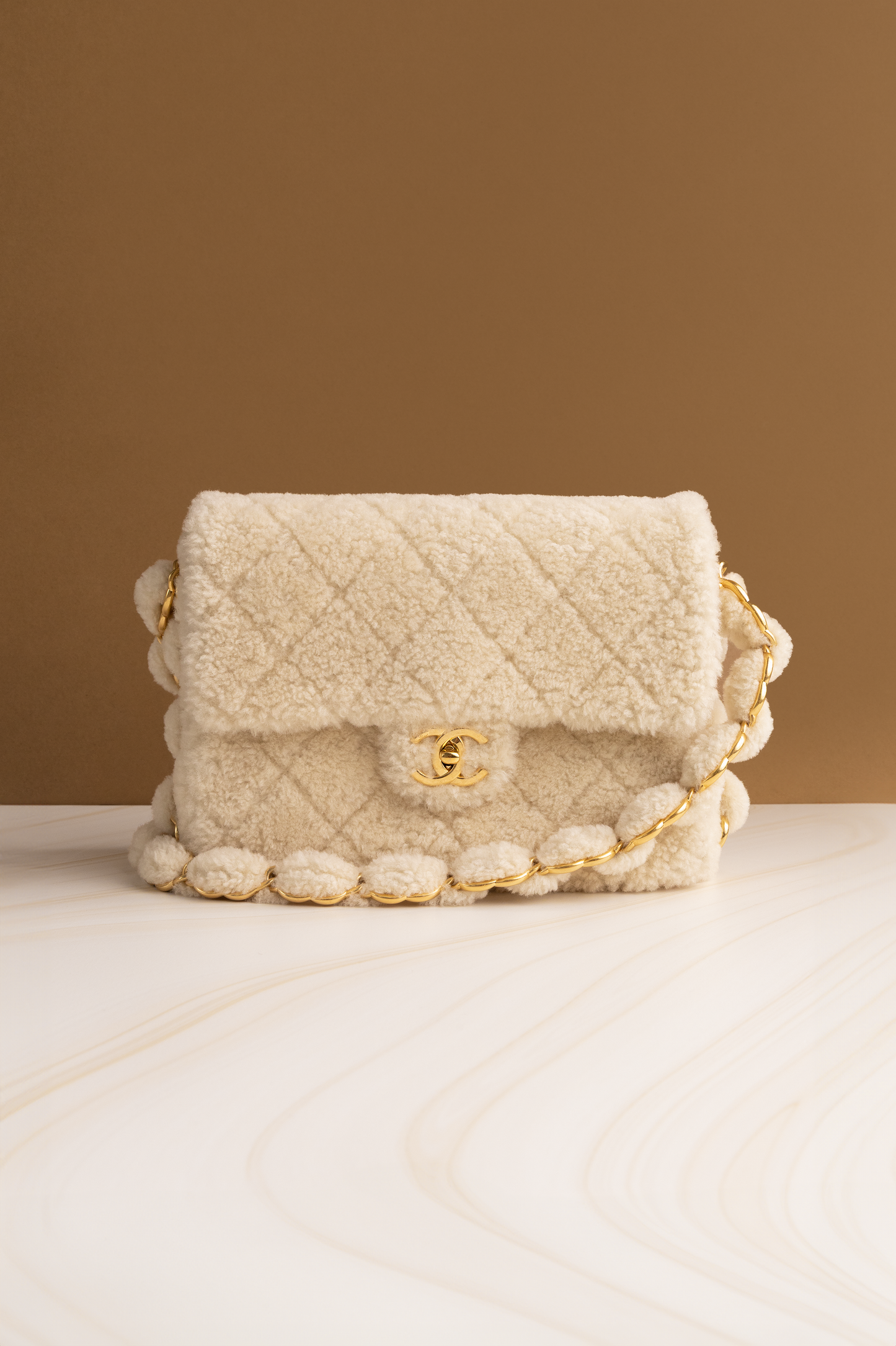 Chanel Shearling Flap Bag