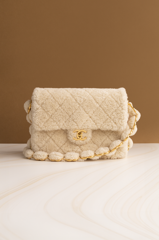 Chanel Shearling Flap Bag