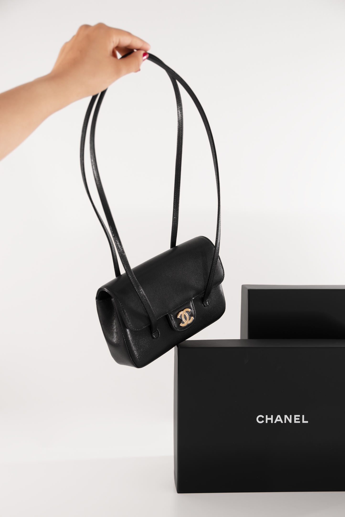Chanel Mini Preppy Bag in Black
