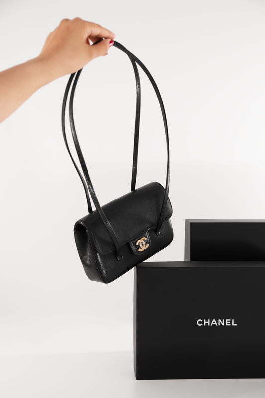 Chanel Mini Preppy Bag in Black
