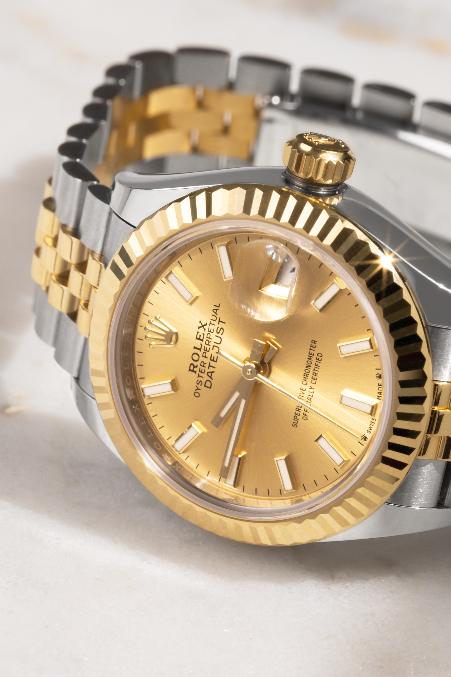 Rolex Lady-Datejust Two-Tone Watch 28MM