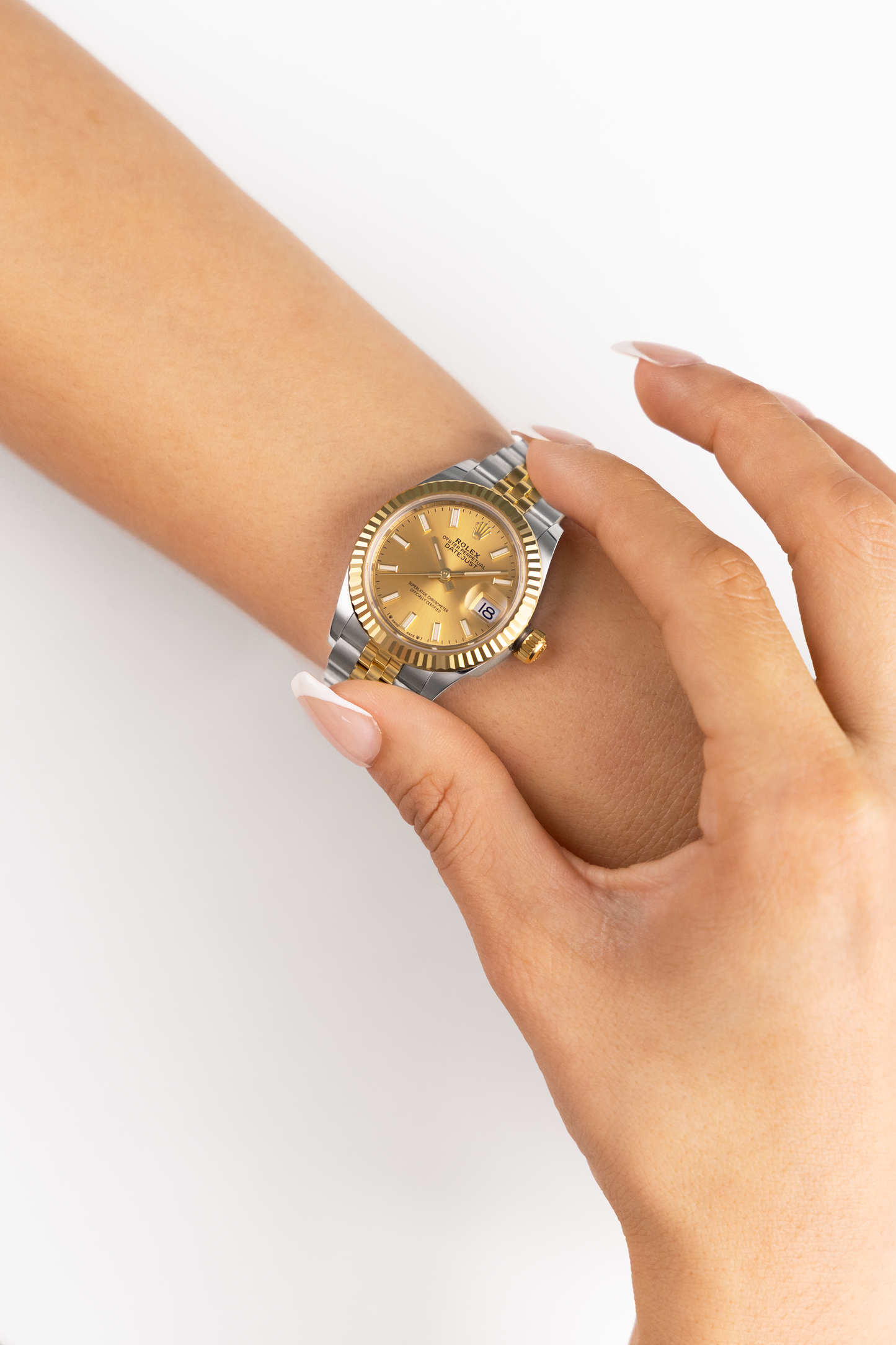 Rolex Lady-Datejust Two-Tone Watch 28MM