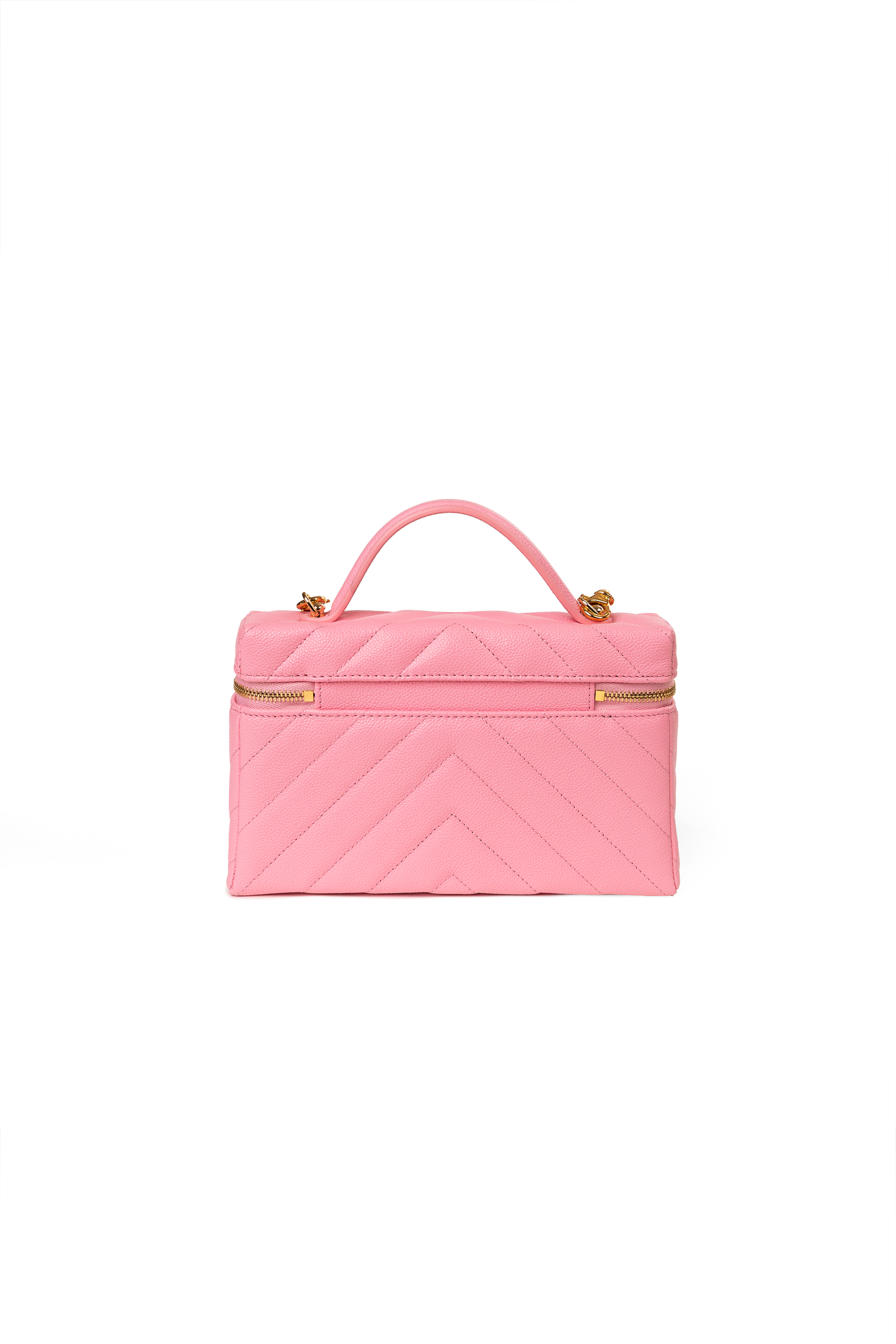 Chanel Vanity Case with Chain in Rose