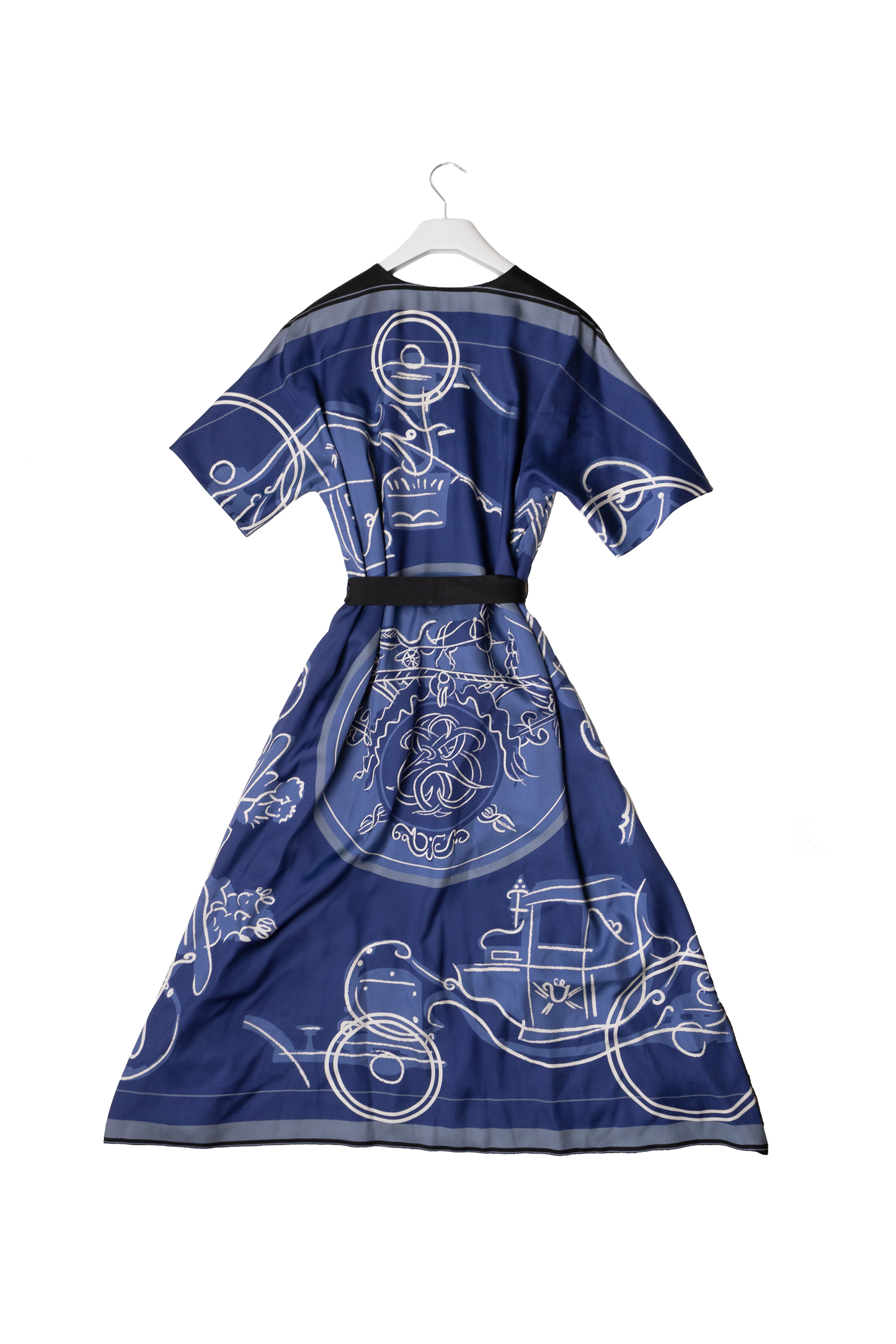 Hermès Caftan Dress in Blue Lagune