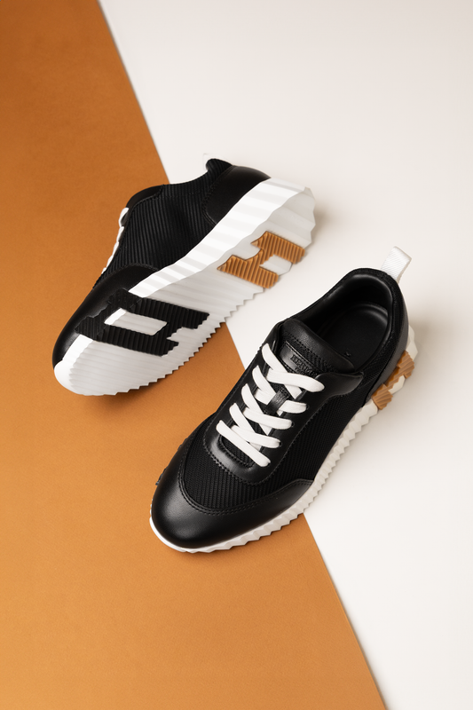 Hermès Bouncing Mesh Sneakers in Black
