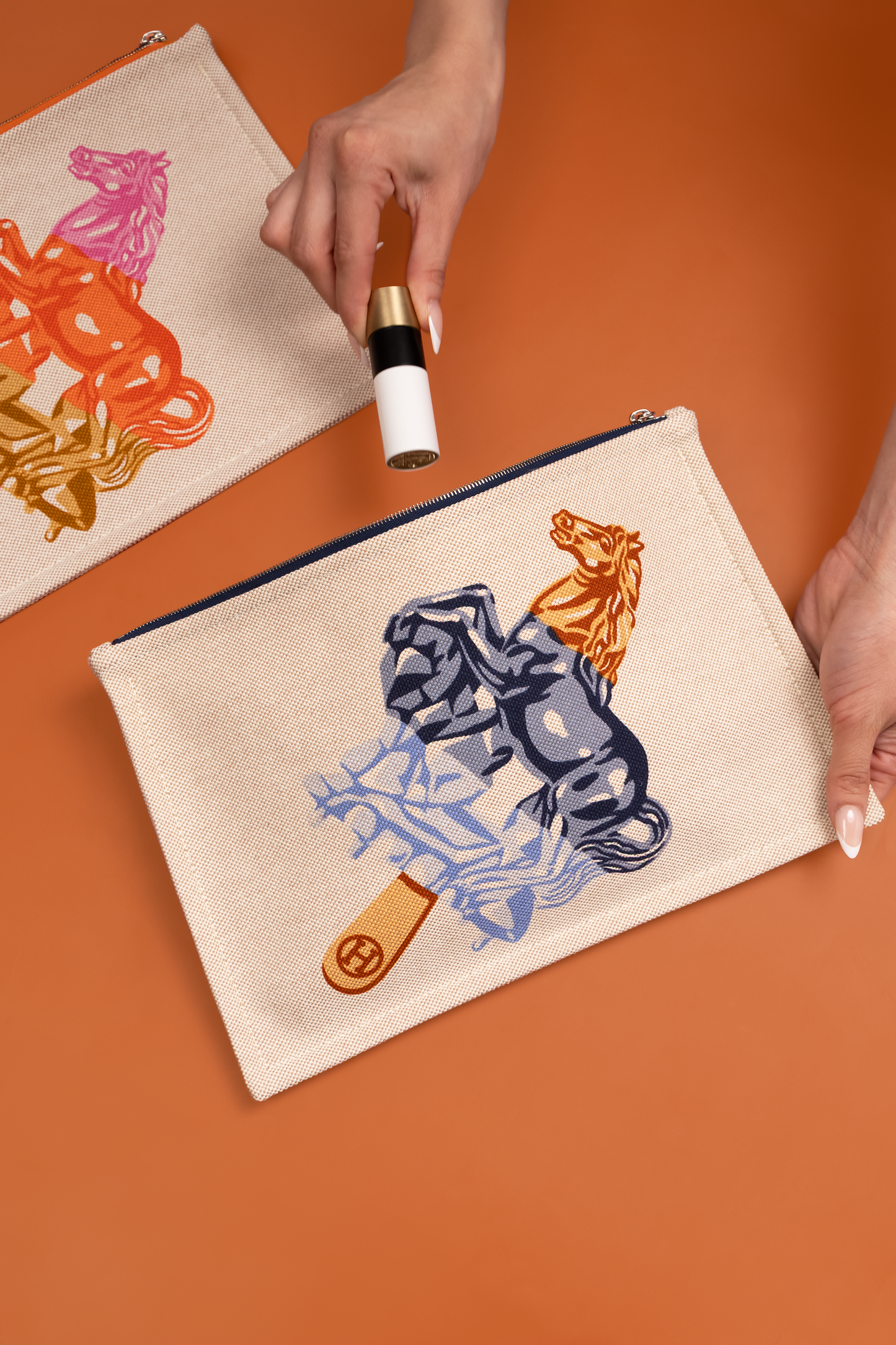 Hermès Succulent Sultan Canvas Cases