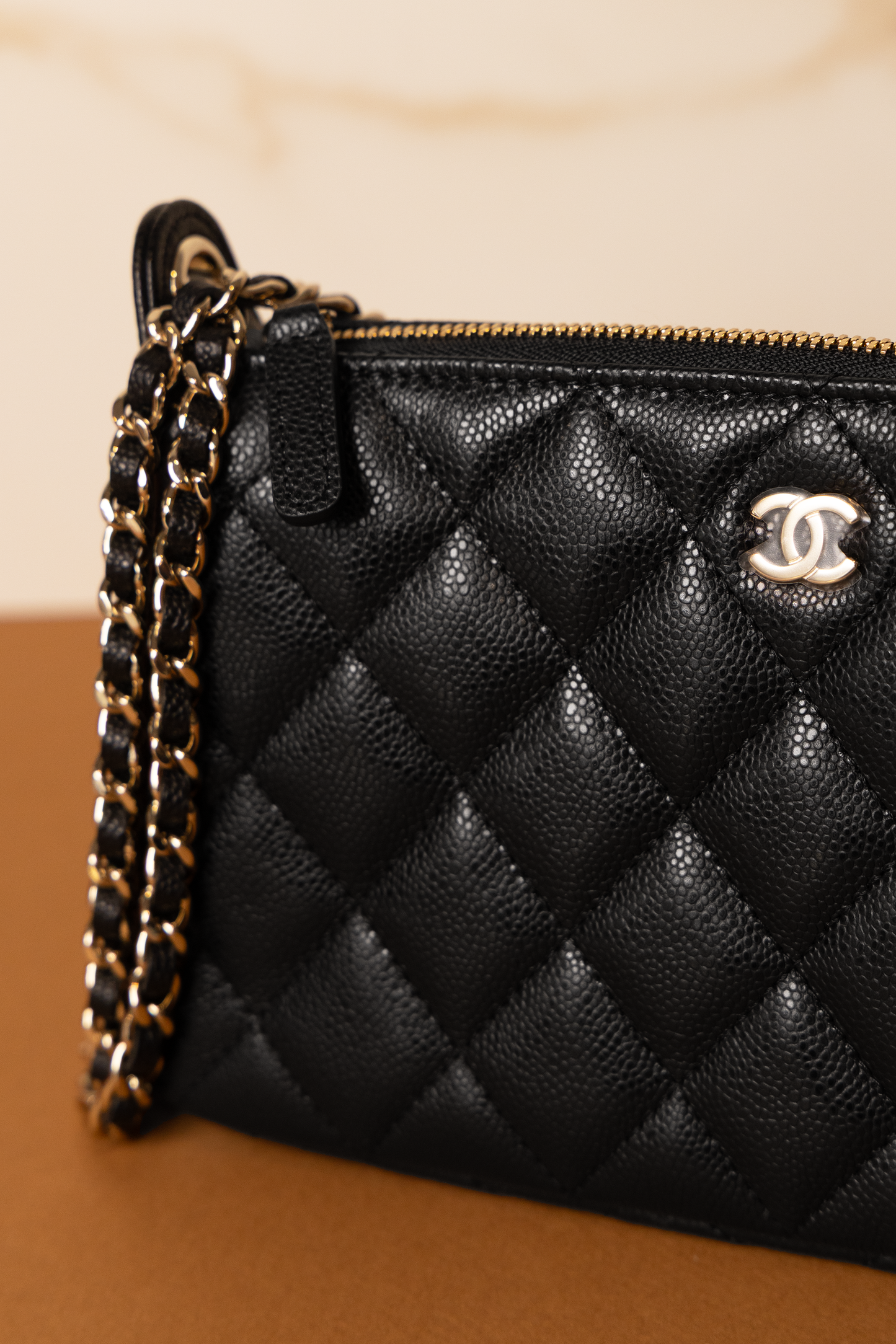 Chanel Black Caviar Wallet on Chain