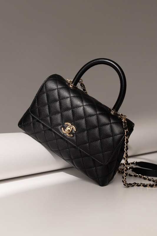 Chanel Small Black Coco Handle