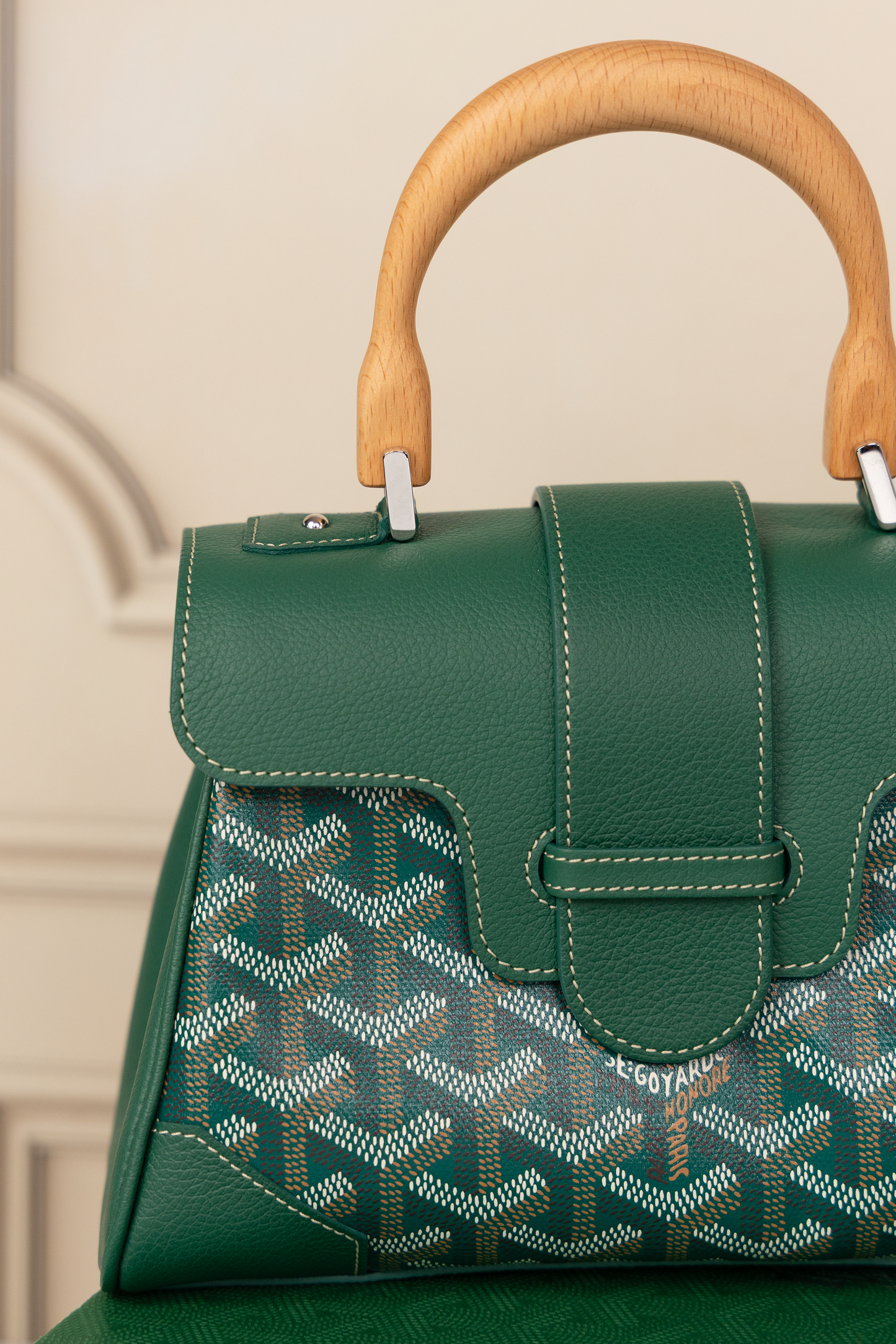 Goyard Mini Green Saigon Bag