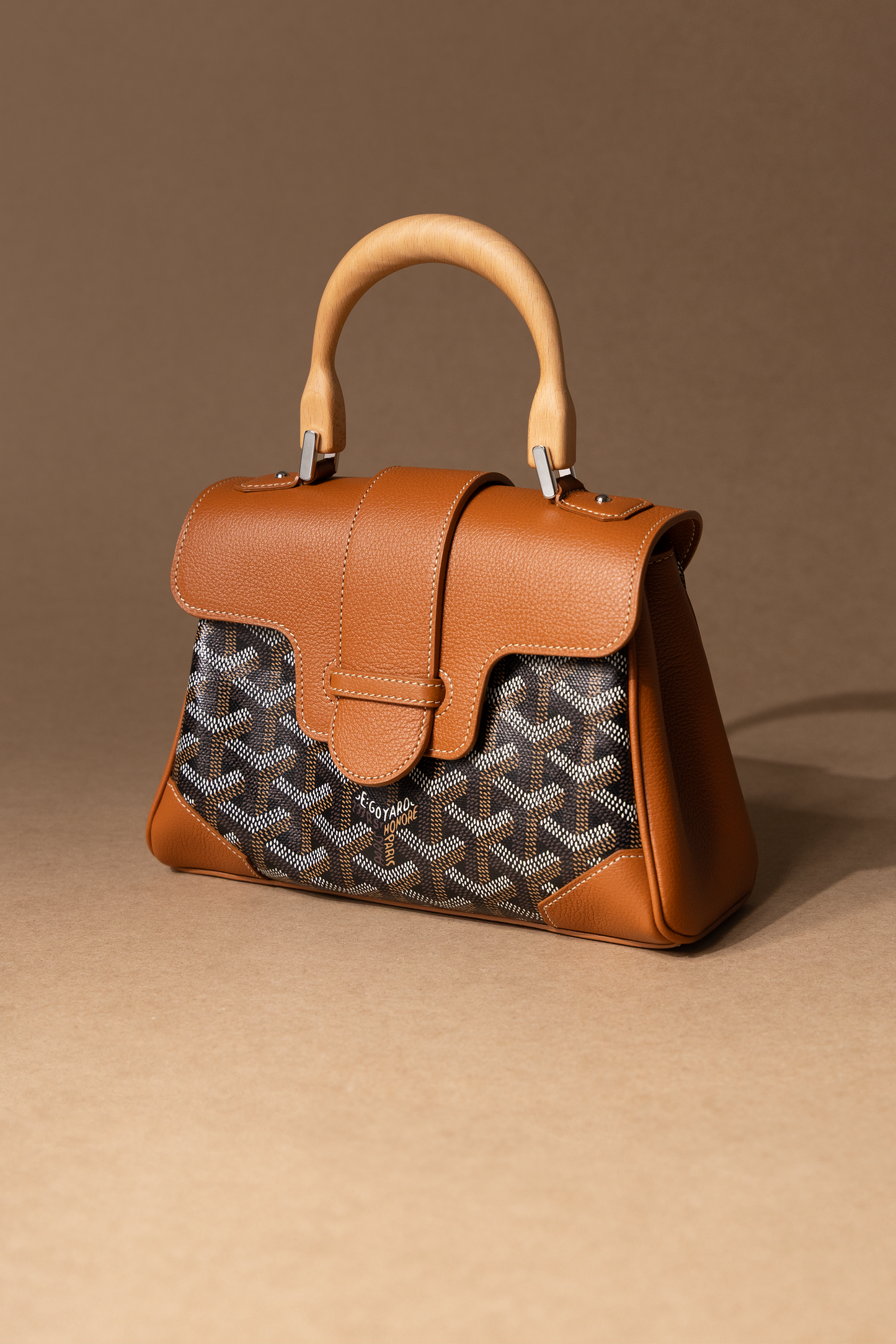 Goyard Mini Saigon in Tan