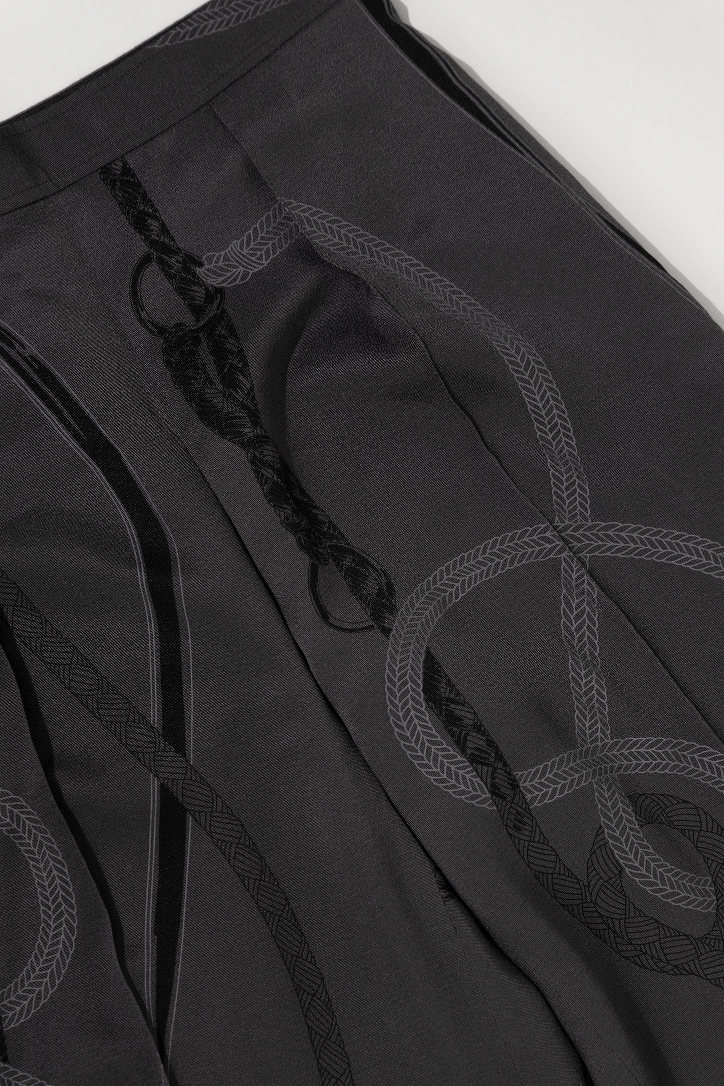 Hermès Woman Trousers in Gris Charbon