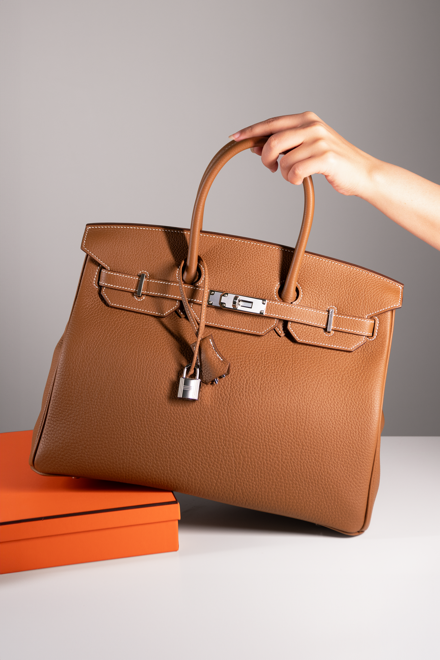 Hermès Birkin 35 Togo Gold PHW