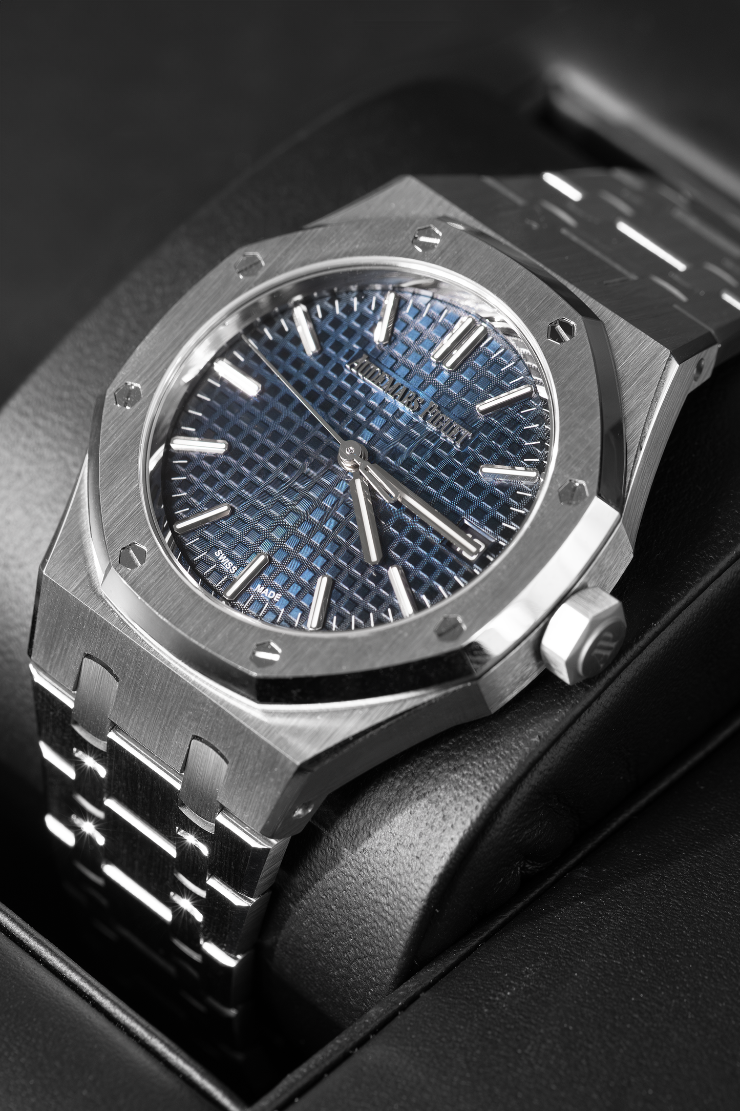 Audemars Piguet 50th Anniversary Royal Oak 37mm Blue Nuit Dial Watch