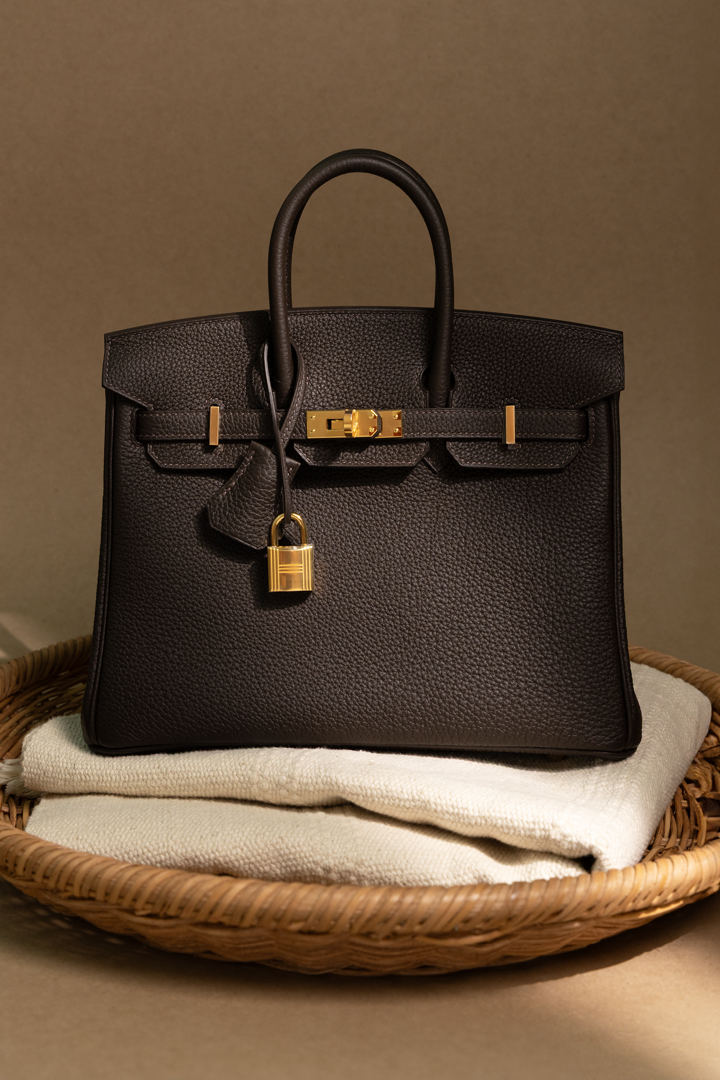 Hermès Birkin 25 Togo in Bai-Brun GHW