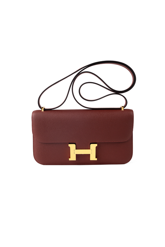 Hermès Constance Elan Epsom in Rouge H GHW