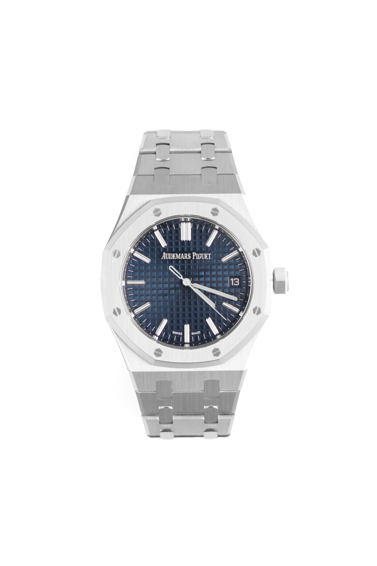 Audemars Piguet Royal Oak 37MM 50th anniversary Special Stamp Blue Dial Watch