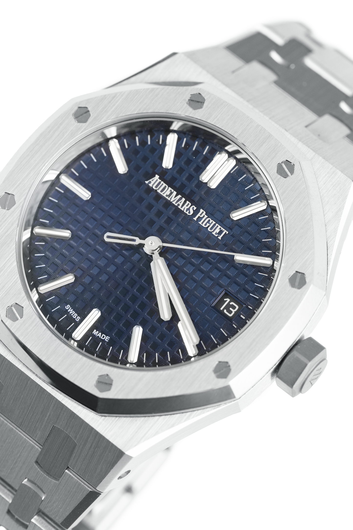 Audemars Piguet Royal Oak 37MM 50th anniversary Special Stamp Blue Dial Watch
