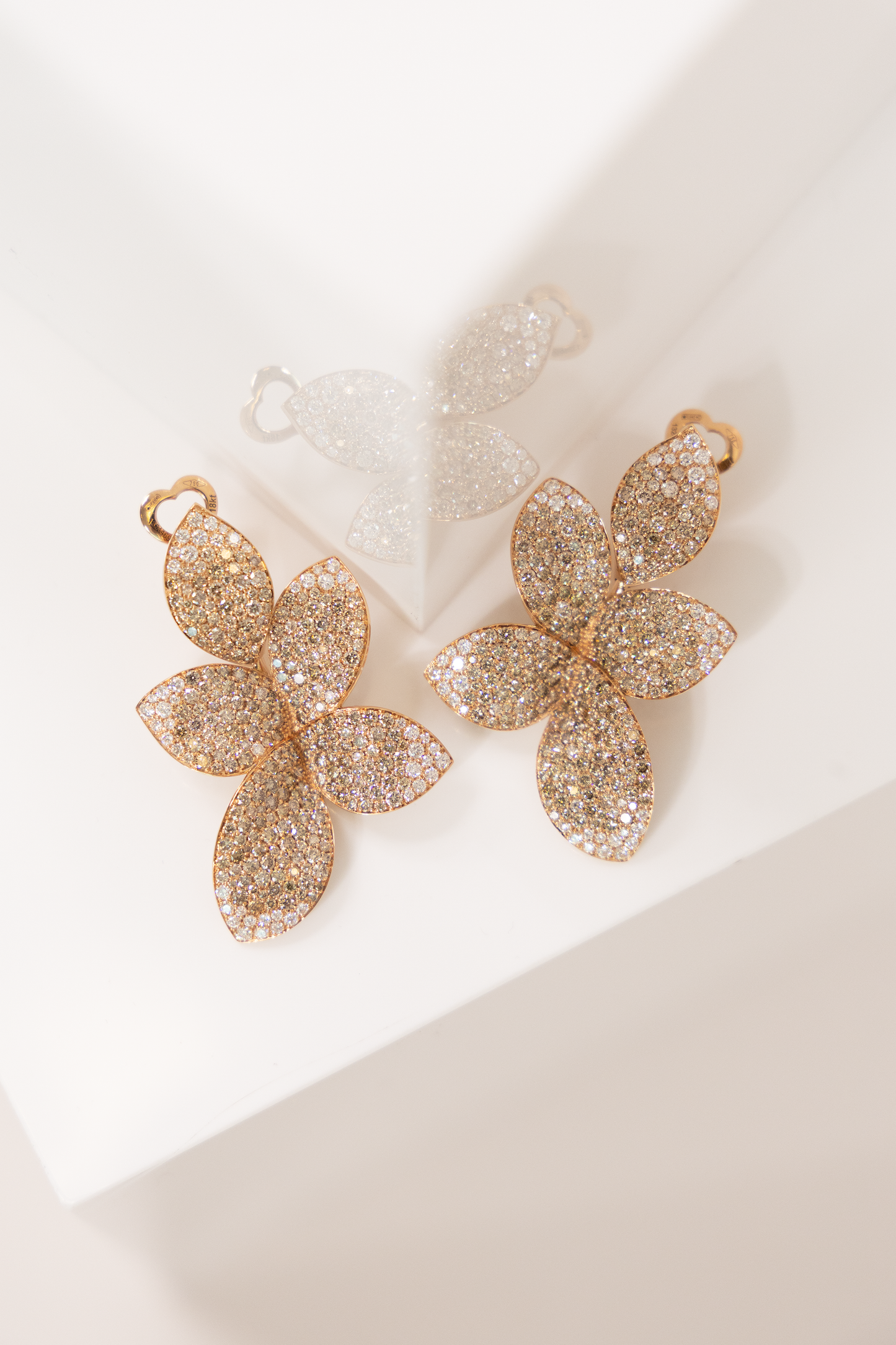 Pasquale Bruni Giardini Segreti Rose Gold Diamond Earrings