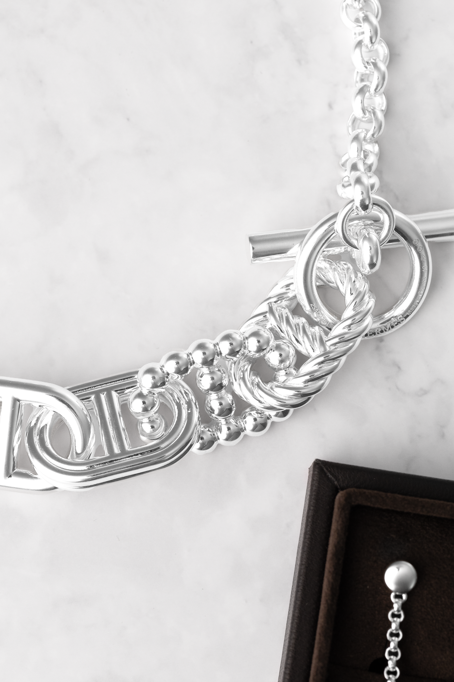 Hermès Chaine d'ancre Alea II Necklace & Earrings