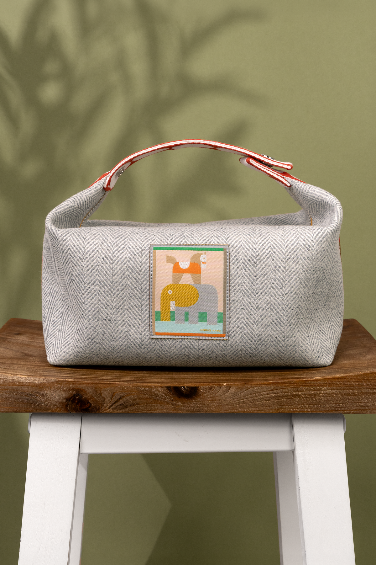Hermès Animaux Blocks Case in Granit